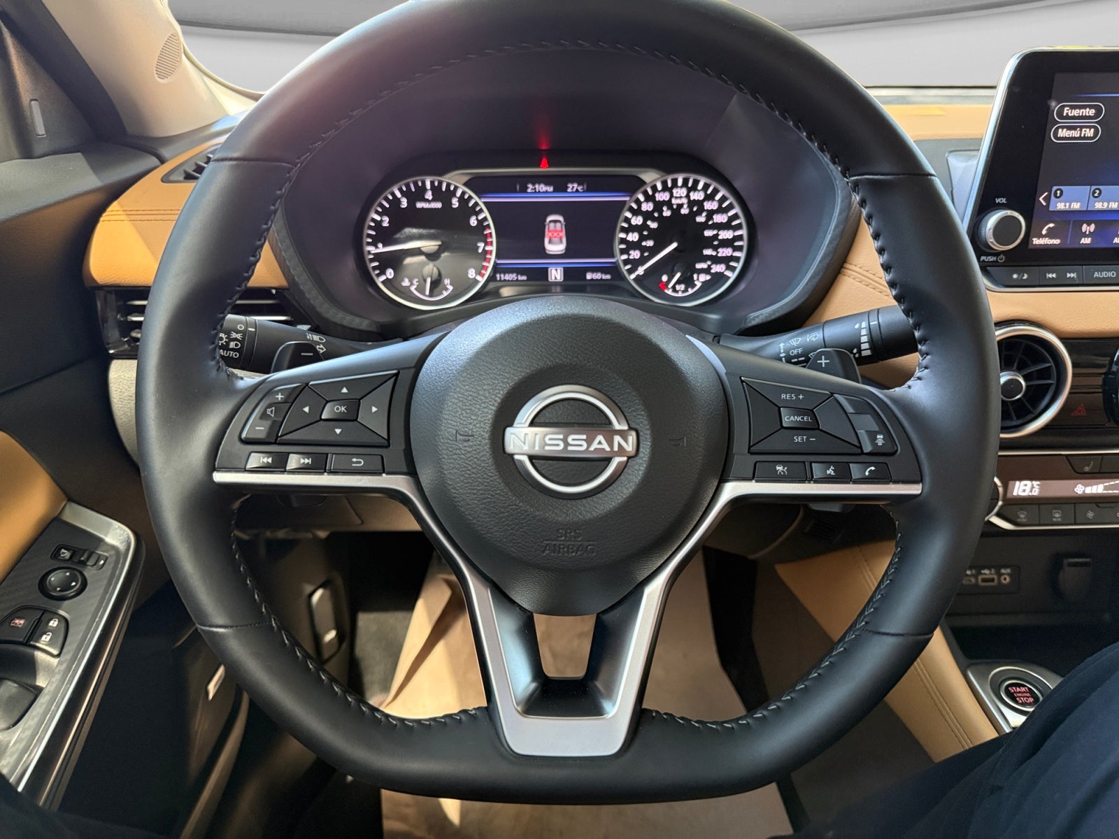 2025 Nissan SENTRA SR PLATINUM BITONO CVT PIEL GENUINA